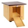 Image de BAITA 40 niche en bois FSC maison exterieur petits chiens lapins ecologique
