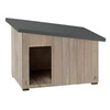 Image de Argo 60 niche pour chien en bois de pin nordique l 57,5 x l 39 x h 46 cm