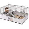 Image de Ferplast Cage Modulaire 2 Pour Lapin Et Cochon D´inde 109x72x56 Cm One Size