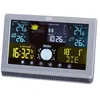 Image de Trevi ME 3P70 RC Station météo avec capteur extérieur et commande tactile, indications thermomètre, Humidité et Phase Lunaire, réveil programmable avec fonction Snooze, calendrier multilingue en occasion ou reconditionné