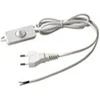 Image de Cordon lampe avec interrupteur 70526 6A 1,5 m fiche plate 2x0,75 mm² blanc