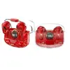 Image de Ecouteurs intra-auriculaires sans fil bluetooth TWS X35, lumière craquelée, Capsule d'espace, contrôle tactile, oreillettes Mini jeu, affichage