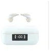 Image de Ecouteur sans fil bluetooth ,X999, écouteurs de sommeil invisibles, casque d'écoute avec affichage de la batterie LED et réduction du bruit Pour