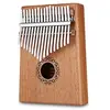 Image de Percussions Kalimba 17 Clés en Bois Piano à Pouces Instruments du monde