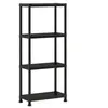 Image de etagere de rangement plus 60 / 4 - 60 x 30 x 135 cm - noir