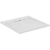 Image de Receveur de douche antidérapant Ultra Flat S I.Life recoupable avec bonde longueur 80 x 80