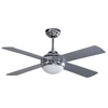 Image de Ventilateur Plafonnier 2en1 Eclairage 4 pales 60 W 3 vitesses Ø 121 cm + Télécommande