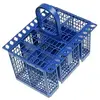 Image de Panier à couverts bleu 8 compartiments pour lave-vaisselle - ariston hotpoint