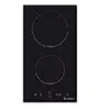 Image de CDH30 - Vitrocéramique - 2 plaques de cuisson - Niche - largeur : 26.8 cm - profondeur : 50 cm - noir