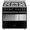 Image de ESTHETIQUE CLASSICA 90cm MIXTE INOX NOIR BRILLANT - SCB92MN8