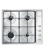 Image de Selezione S64S - Table de cuisson au gaz - 4 plaques de cuisson - Niche - largeur : 55.5 cm - profondeur : 47.8 cm - acier inoxydable