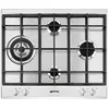 Image de Selezione P261XGH - Table de cuisson au gaz - 4 plaques de cuisson - Niche - largeur : 55.5 cm - profondeur : 47.8 cm - acier inoxydable