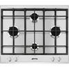 Image de Selezione P260XGH - Table de cuisson au gaz - 4 plaques de cuisson - Niche - largeur : 55.5 cm - profondeur : 47.8 cm - acier inoxydable