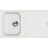 Image de Evier LZ861B granit encastrable Rigae 86 cm 1 cuve réversible - Blanc