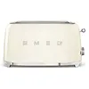 Image de Smeg, Grille-pain 4 Tranches TSF02CREU, 2 Fentes 36 mm, 6 Niveaux de Brunissage, Fonction Chauffage, Décongélation et Bagel, Éjection Automatique du Pain, Ramasse Miettes, 1500 W, Crème en occasion ou reconditionné
