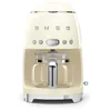Image de Smeg, Machine à Café Filtre DCF02CREU, Fonction Arôme et Autostart, Carafe en Verre Jusqu'à 12 Tasses, 2 Niveaux d'Intensité, Mode Maintien au Chaud, 1050 W, Crème en occasion ou reconditionné