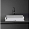 Image de Evier à encastrer ou sous-plan MIRA en Inox brossé 1 bac 750x440