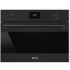 Image de Four compact encastrable SO4301M0N noir mat verre noir micro-ondes combiné Galileo 45 cm