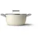 Image de Faitout crème mat 24cm + couvercle CSF2412CRM