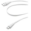 Image de Cellular Line - Câble USB - Micro-USB de type B (M) pour USB (M) - plat - blanc
