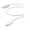 Image de Cellular Line MEDIUM - Câble USB - 24 pin USB-C (M) pour USB (M) - 60 cm - blanc