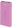 Image de Batterie externe fast charge de 10000 mAh 2 USB Rose -