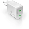 Image de Bloc secteur MiniPro Double USB-C 35W Blanc