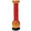 Image de ALESSI MP0210 MOULIN A POIVRE EN BOIS DE HETRE NOIR, ROUGE ET JAUNE