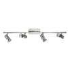 Image de fabas 2554-80-178 spot gu10 4 x 50w nickel satiné / chrome