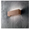 Image de Applique murale lampe LED rectangulaire moderne en bois Badia-P
