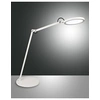 Image de Fabas Luce Regina Lampe de Table LED Intégrée Verre Blanc