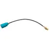 Image de Adaptateur Pour Câble Antenne Dab+ - Fakra Femelle -> Sma Mâle