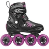 Image de patins à roues alignées Moody Girl filles noir/rose