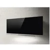 Image de Aplomb BL/A/90 - Hotte - hotte décorative - largeur : 89.8 cm - profondeur : 25 cm - evacuation & recyclage - verre noir