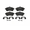 Image de Kit De Plaquettes De Frein, Frein À Disque Plaquette De Frein Directionnelle P 50 067 Brembo Brembo P50067 Mercedes-Benz