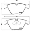 Image de Kit De Plaquettes De Frein, Frein À Disque Brembo Xtra Line P 06 055x Brembo P06055x Bmw