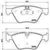 Image de Kit De Plaquettes De Frein, Frein À Disque Brembo Xtra Line P 06 057x Brembo P06057x Bmw