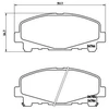 Image de Kit De Plaquettes De Frein, Frein À Disque Brembo Xtra Line P 28 043x Brembo P28043x Honda