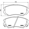 Image de Kit De Plaquettes De Frein, Frein À Disque Brembo Xtra Line P 30 018x Brembo P30018x Hyundai;Kia