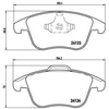 Image de Kit De Plaquettes De Frein, Frein À Disque Brembo Xtra Line P 44 020x Brembo P44020x Land Rover