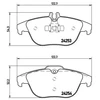Image de Kit De Plaquettes De Frein, Frein À Disque Brembo Xtra Line P 50 068x Brembo P50068x Mercedes-Benz