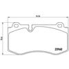 Image de Kit De Plaquettes De Frein, Frein À Disque Brembo Xtra Line P 50 074x Brembo P50074x Mercedes-Benz