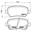 Image de Kit De Plaquettes De Frein, Frein À Disque Brembo Xtra Line P 59 038x Brembo P59038x Chevrolet;Kia;Lada;Opel;Vauxhall