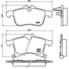 Image de Kit De Plaquettes De Frein, Frein À Disque Brembo Xtra Line P 59 045x Brembo P59045x Chevrolet;Opel;Vauxhall