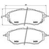 Image de Kit De Plaquettes De Frein, Frein À Disque Brembo Xtra Line P 78 017x Brembo P78017x Subaru