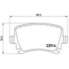 Image de Kit De Plaquettes De Frein, Frein À Disque Brembo Xtra Line P 85 073x Brembo P85073x Audi;Seat;Skoda;Volkswagen