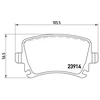 Image de Kit De Plaquettes De Frein, Frein À Disque Brembo Xtra Line P 85 095x Brembo P85095x Audi;Seat;Skoda;Volkswagen