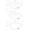 Image de Kit De Plaquettes De Frein, Frein À Disque Brembo Xtra Line P 85 129x Brembo P85129x Audi;Seat;Volkswagen