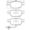 Image de Kit De Plaquettes De Frein, Frein À Disque Brembo Xtra Line, Plaquette De Frein Directionnelle P 85 153x Brembo P85153x Audi