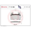 Image de Kit De Plaquettes De Frein, Frein À Disque P10064 Brembo Brembo P10064 Cadillac;Chevrolet;Nio;Opel;Tesla;Vauxhall;Xpeng